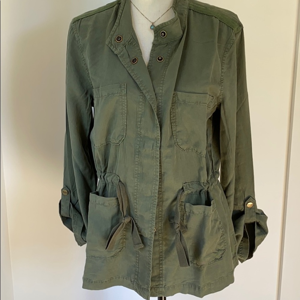 Sanctuary Jacket Twill Tie Safari size M NWT